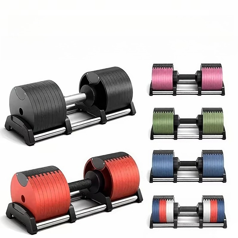Adjustable Dumbbell Pair 40Kg - Dumbbell Murah Berwarna-warni 24kg 32kg 36kg