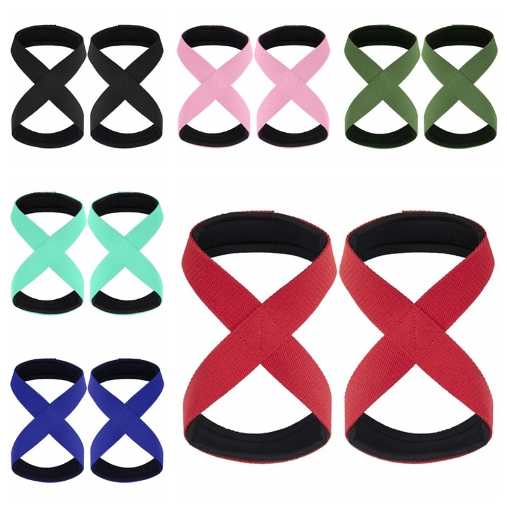 Wrist Wraps Weightlifting Support - 1 Pasang Sabuk Penyangga Pergelangan Tangan