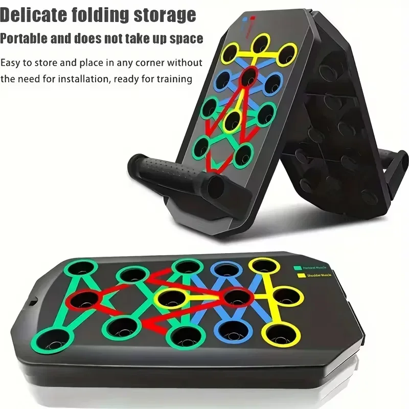 Push Up Board Foldable Multi Function - Set Papan Latihan Push-up Portabel Multifungsi,
