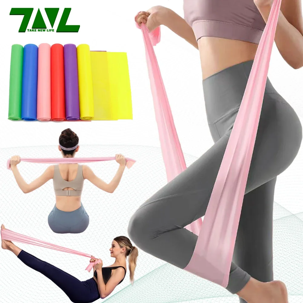 Pilates Bar Kit With Resistance Bands - Panjang 200cm, Tali Resistensi Yoga Pilates