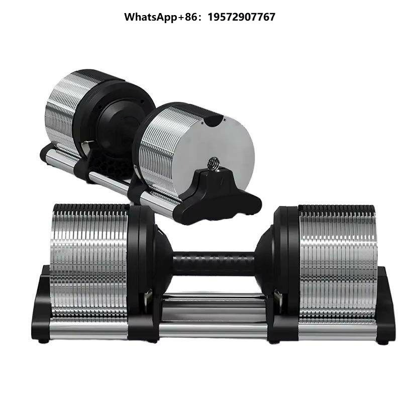 Adjustable Dumbbell Pair 40Kg - Set Dumbbell Hexagonal yang Dapat Disesuaikan,
