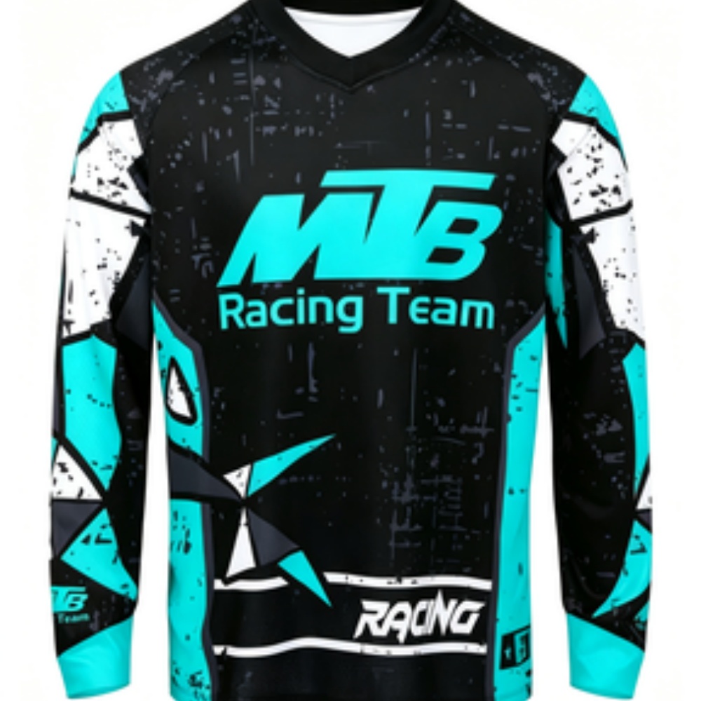 Team Sports - Kaos Olahraga Lengan Panjang Tim, Bahan