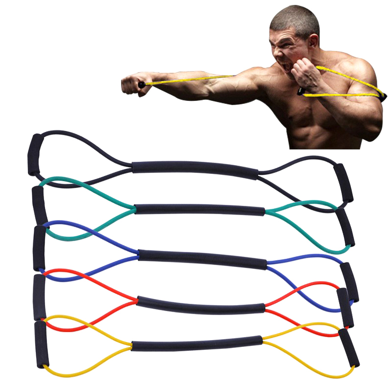 Resistance Bands Set With Handles - Tali Ketegangan Bentuk Angka 8 Baru,