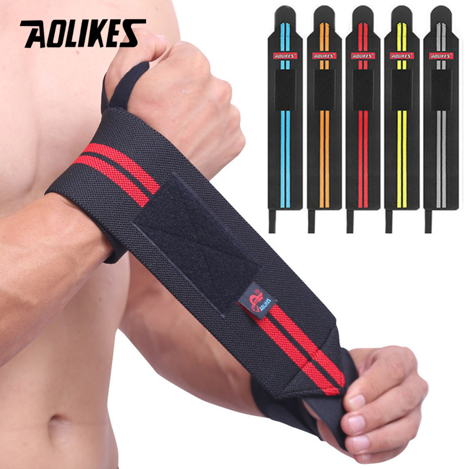 AOLIKES tali pengikat pergelan - Wrist Wraps Weightlifting Support ulasan dan harga