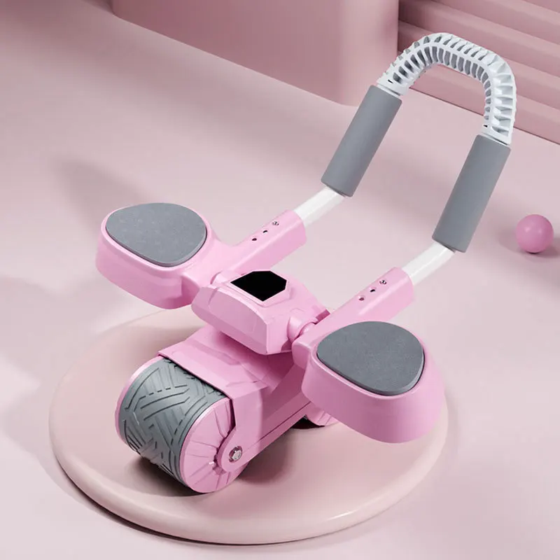 Alat Latihan Otot Perut dengan - Ab Roller Wheel With Elbow Support ulasan dan harga