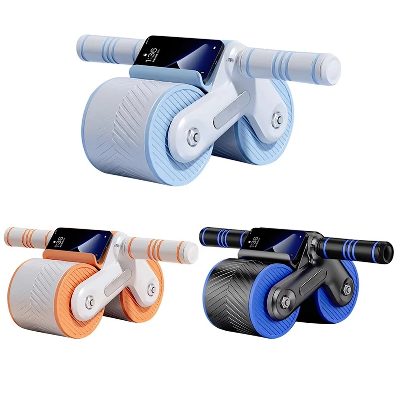 Roller Abdominal Roda Ganda de - Ab Roller Wheel With Elbow Support ulasan dan harga