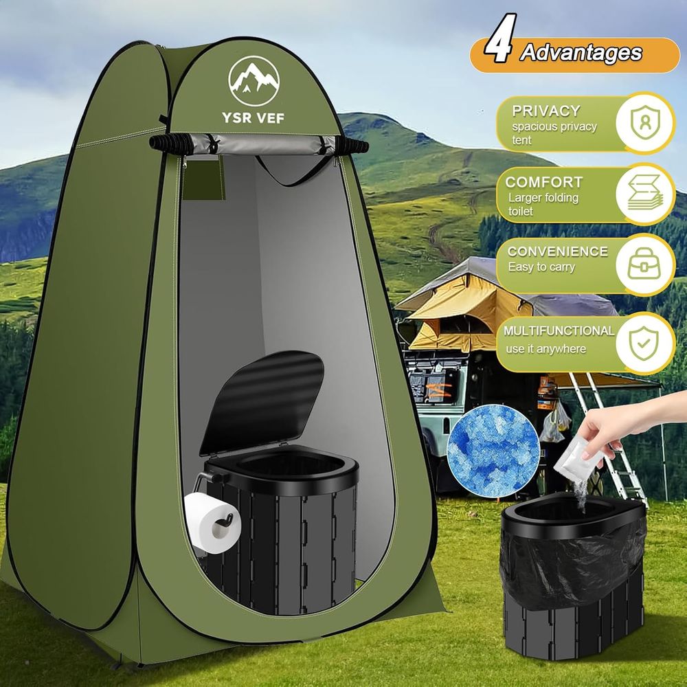 Perlengkapan Toilet Portabel,  - Camping ulasan dan harga
