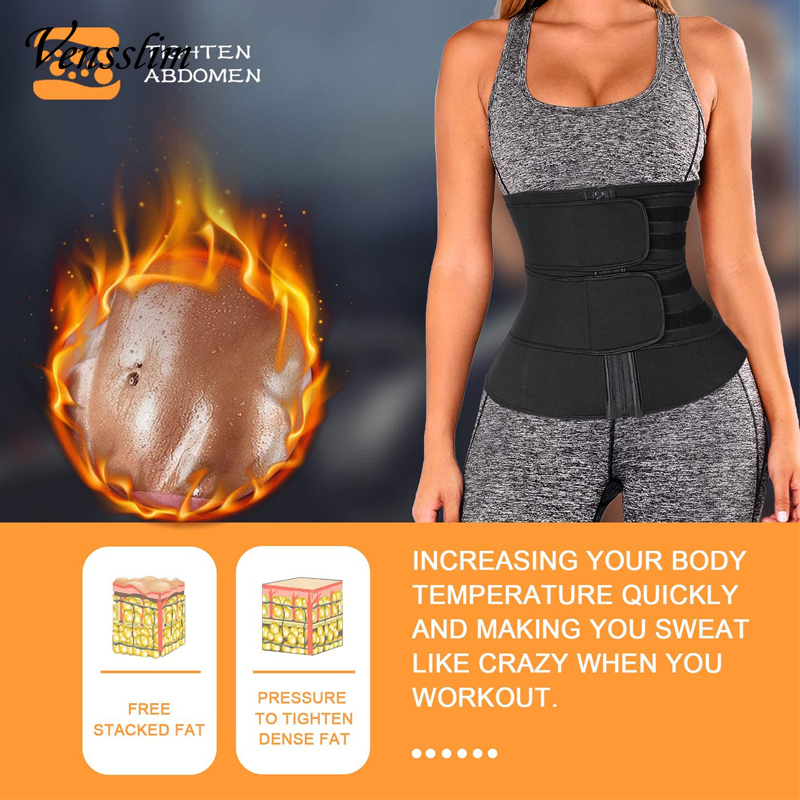 Venssslim Shaperwear sabuk pem - Sweat Waist Trainer Belt Neoprene ulasan dan harga