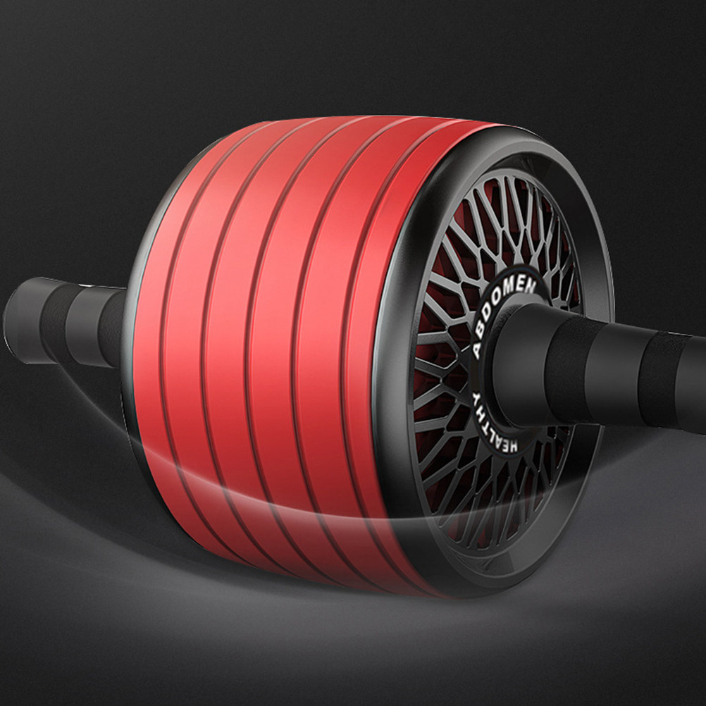 Roda Kebugaran Senyap Merah de - Ab Roller Wheel With Elbow Support ulasan dan harga