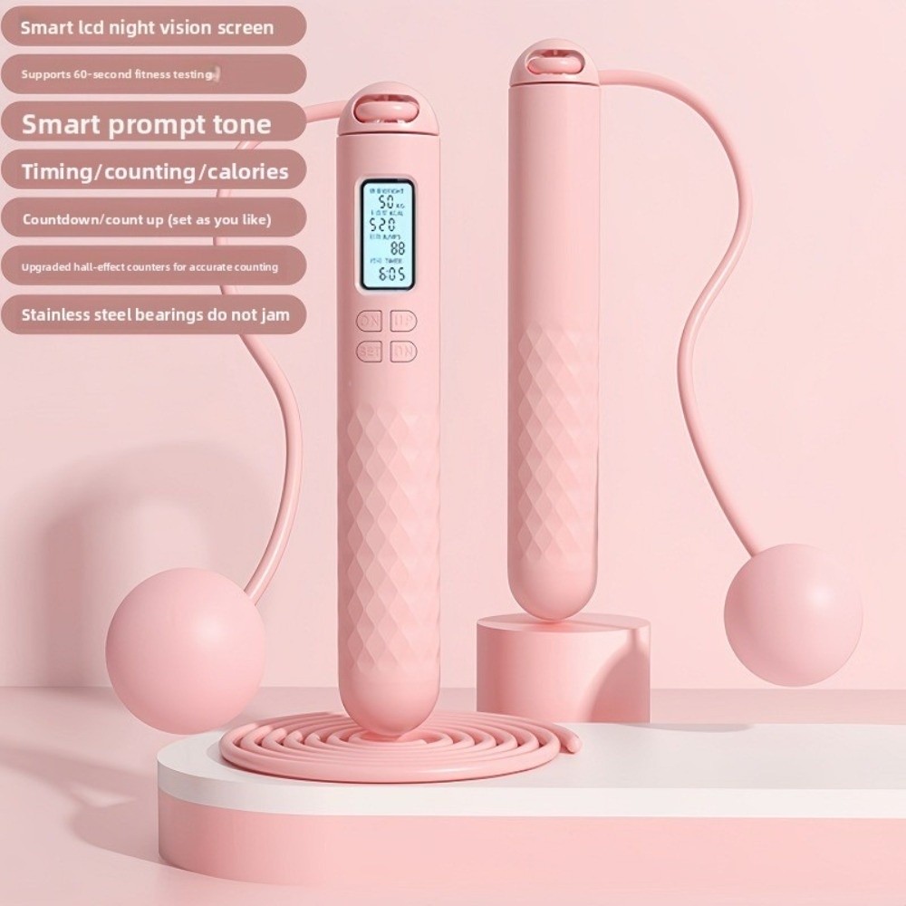 Tali Lompat Tanpa Kabel dengan - Smart Jump Rope Digital Counter ulasan dan harga