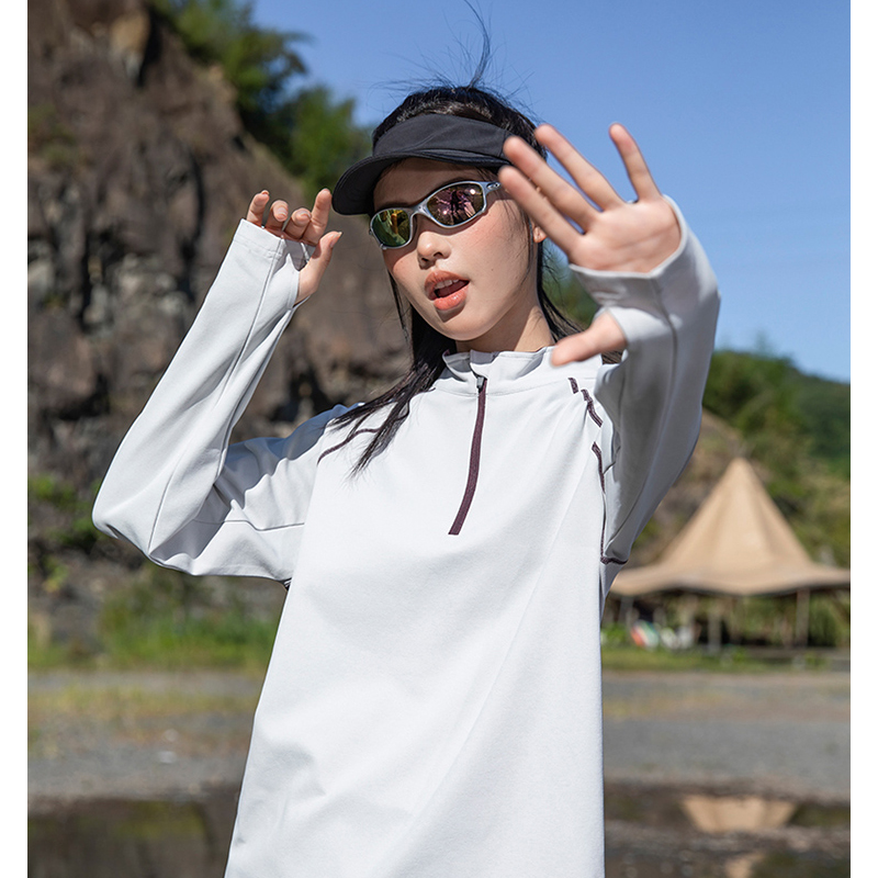 Kaos Lengan Panjang Unisex Cep - Hiking ulasan dan harga