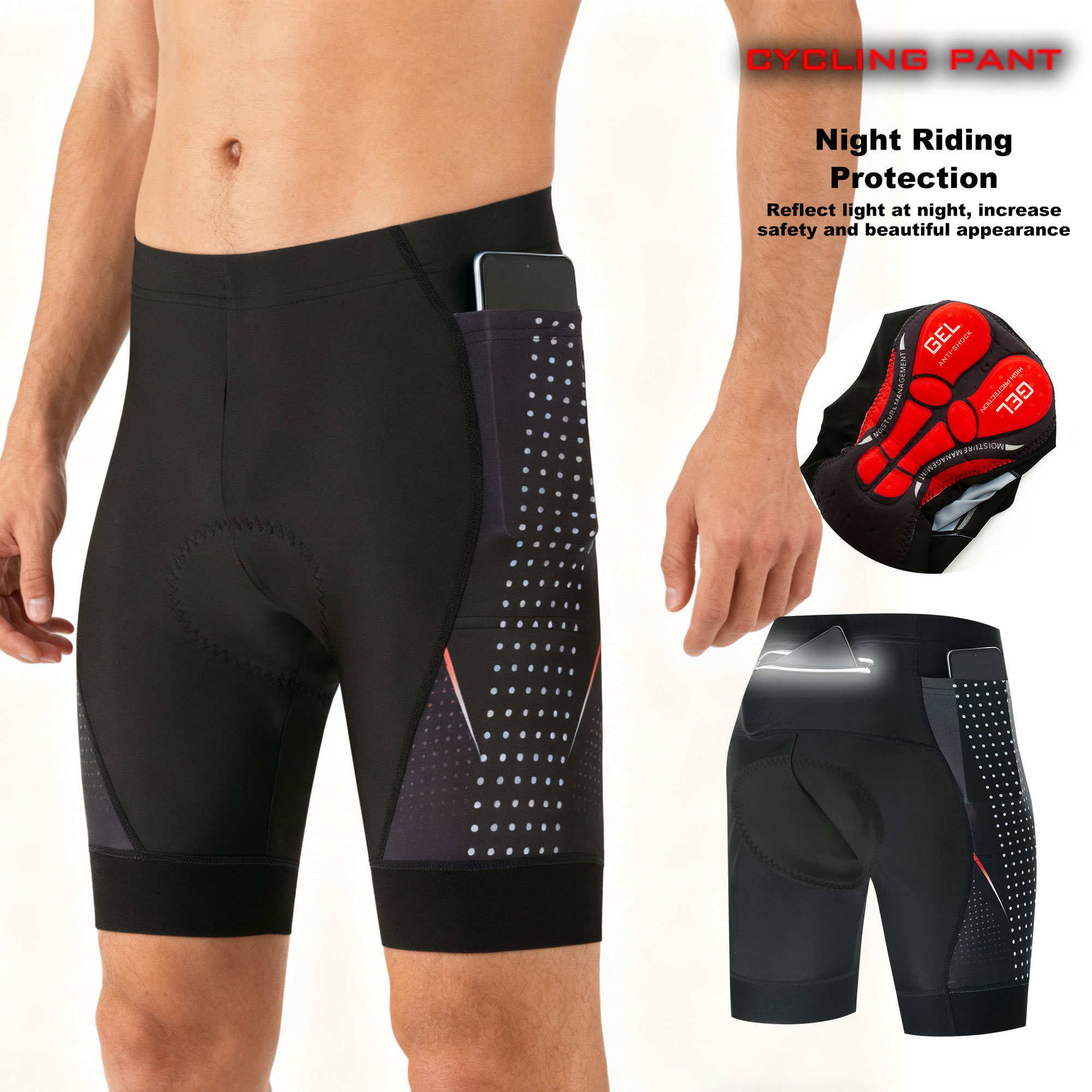 Celana Sepeda Premium Dengan B - Padded Cycling Shorts 5D Gel ulasan dan harga