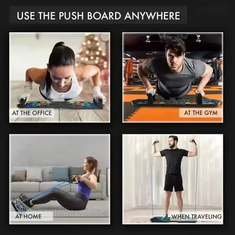 1 Set Papan Latihan Push-up Mu - Push Up Board Foldable Multi Function ulasan dan harga