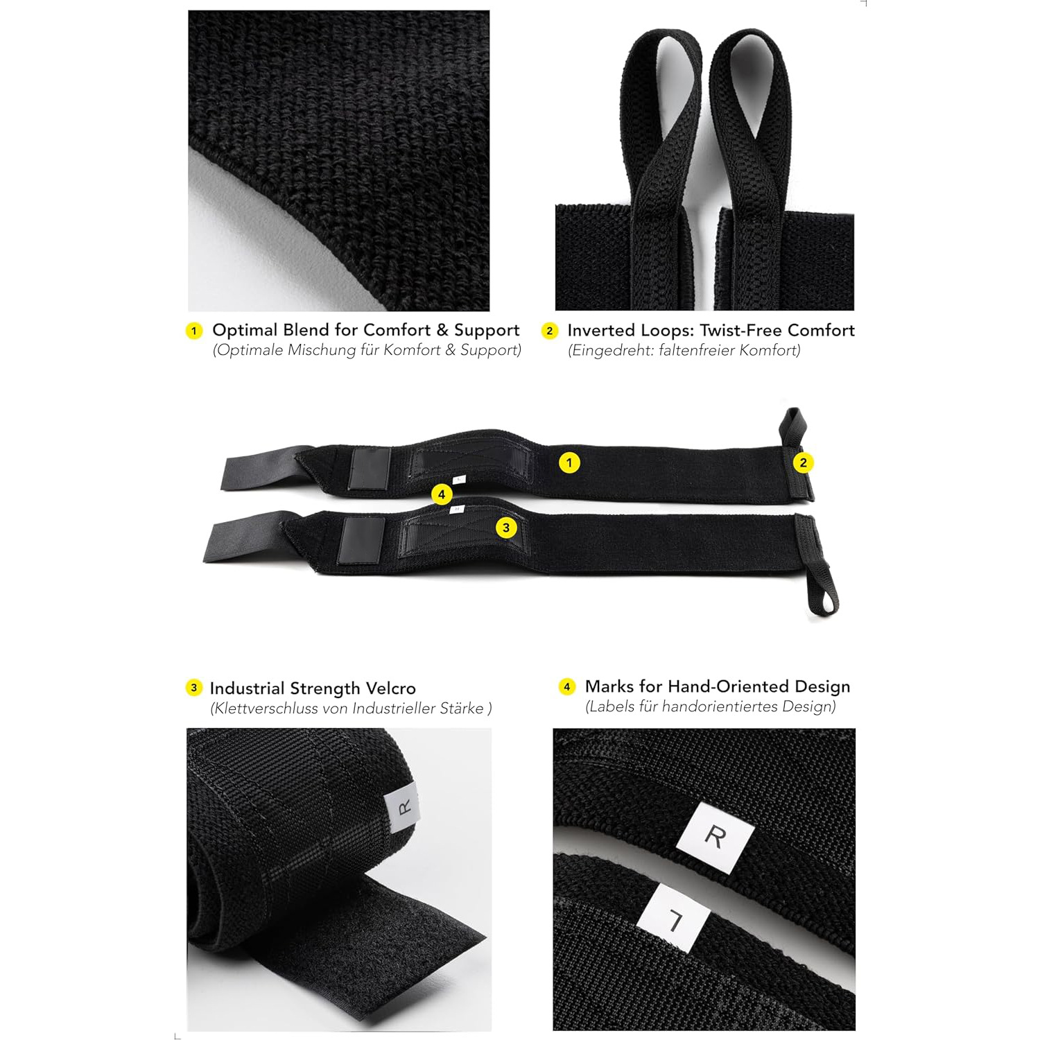 ‌ Dukungan Kompresi Pembungkus - Wrist Wraps Weightlifting Support ulasan dan harga