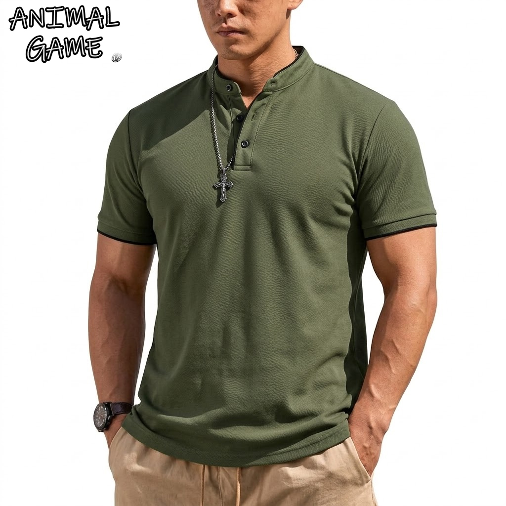 Kaos Henley Lengan Pendek Musi - Hiking ulasan dan harga