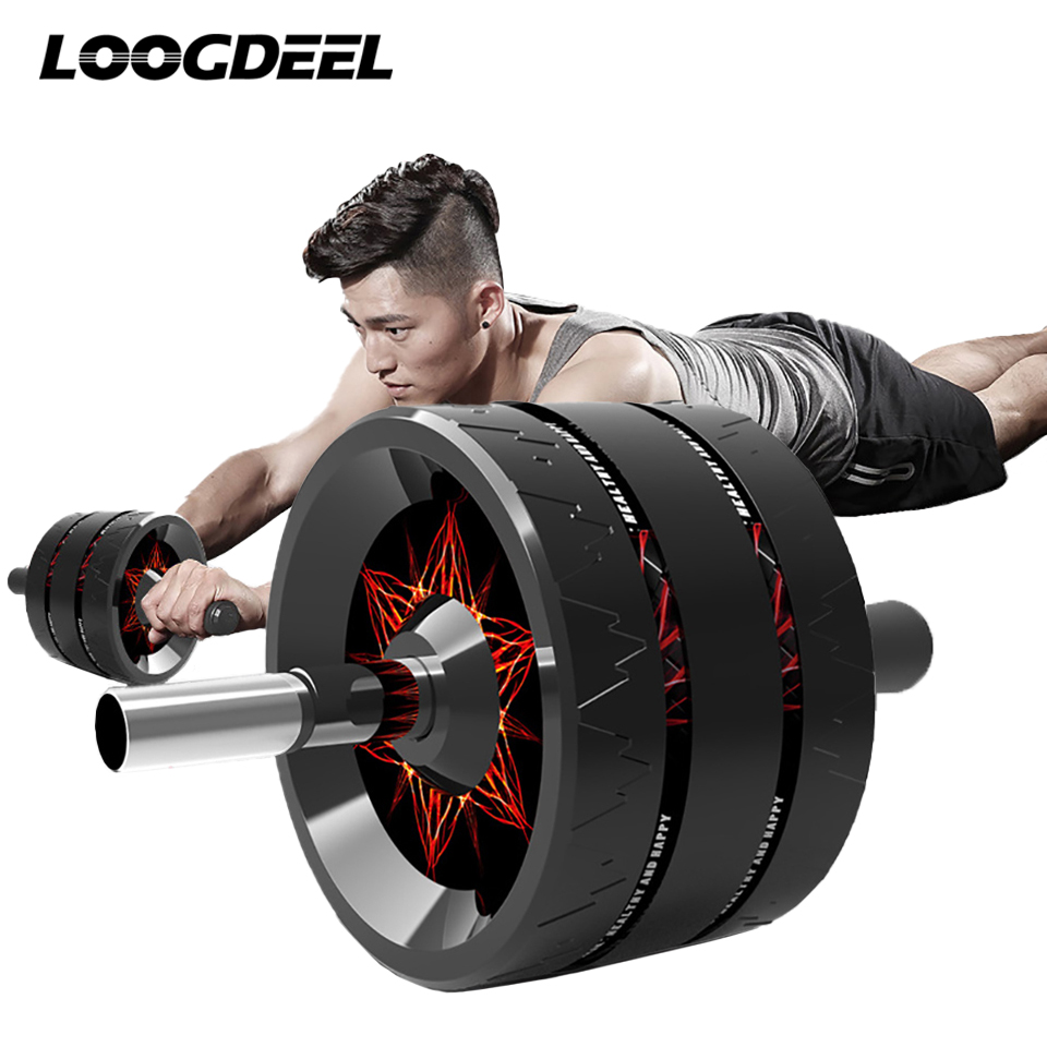 LOOGDEEL Peralatan Kebugaran G - Ab Roller Wheel With Elbow Support ulasan dan harga
