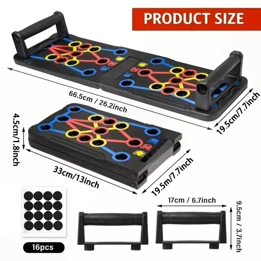 Set Papan Push-up Multifungsi  - Push Up Board Foldable Multi Function ulasan dan harga