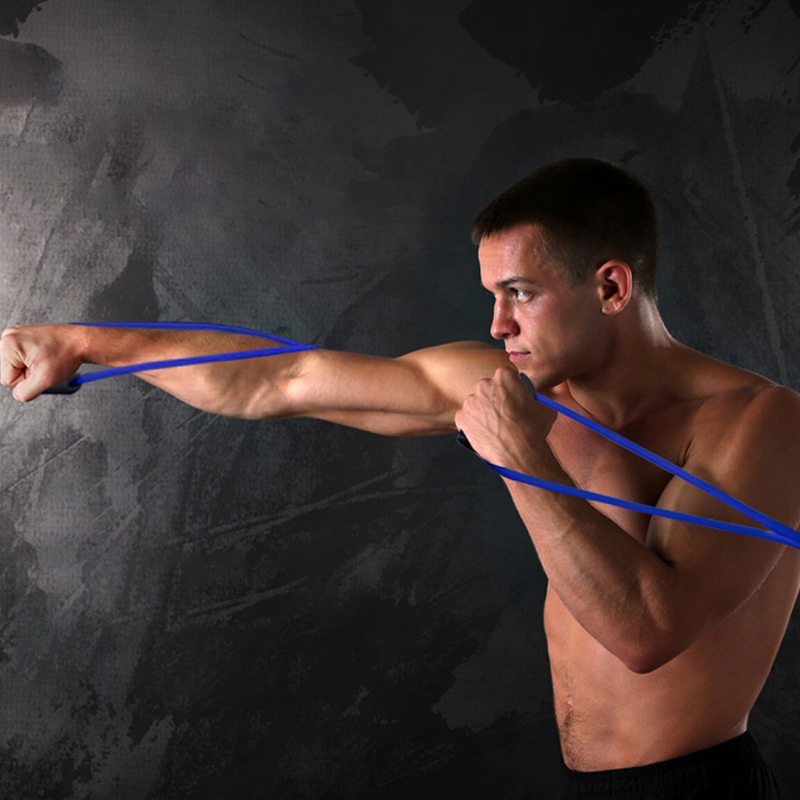 Tali Ketegangan Bentuk Angka 8 - Resistance Bands Set With Handles ulasan dan harga